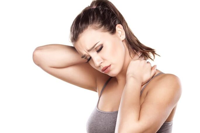 Nackenschmerzen und Steifheit - Symptome einer zervikalen Osteochondrose